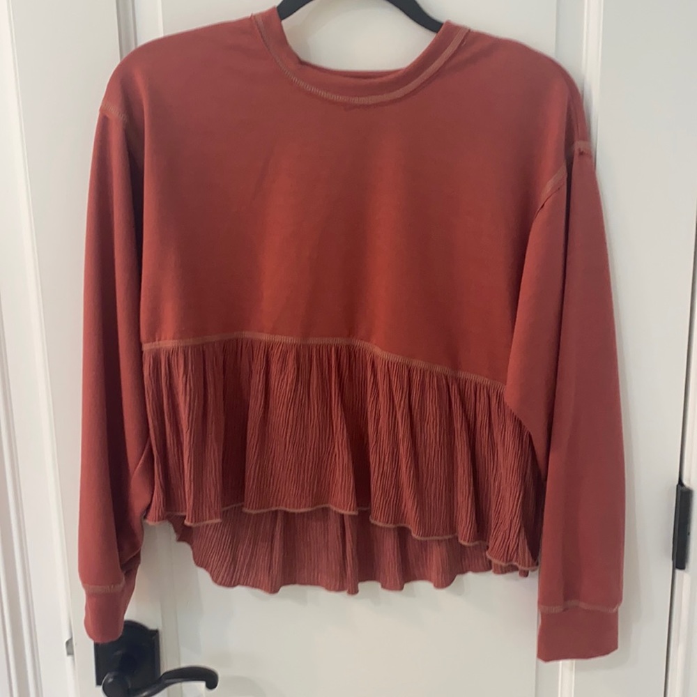 Burnt orange long sleeve